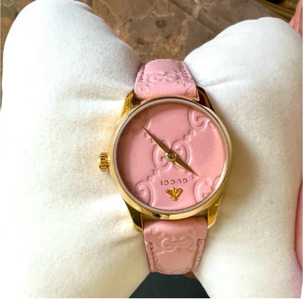 Pink Bee 🐝 Pastel Gucci watch